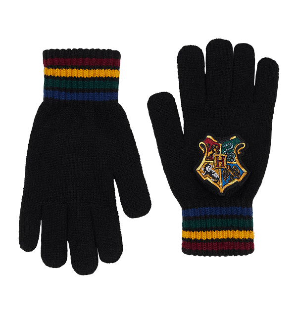 Hogwarts School Crest Knitted Gloves