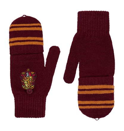 Gryffindor Knitted Mitten Capped Gloves