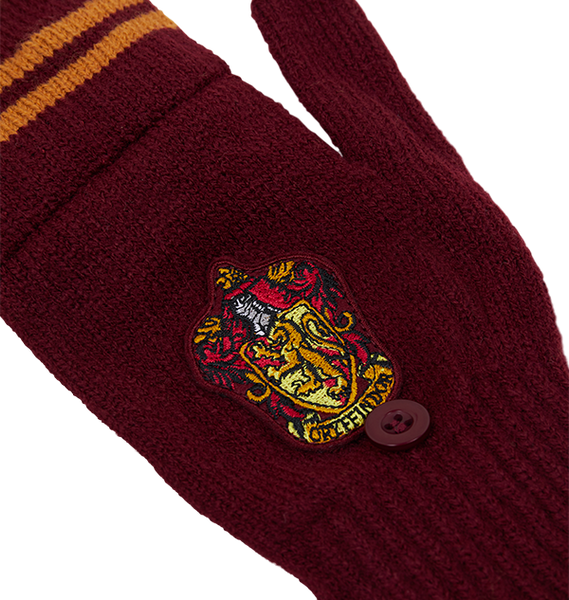 Gryffindor Knitted Mitten Capped Gloves