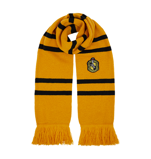 Hufflepuff Knitted Crest Scarf