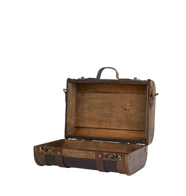 Mini Hogwarts School Trunk - Open