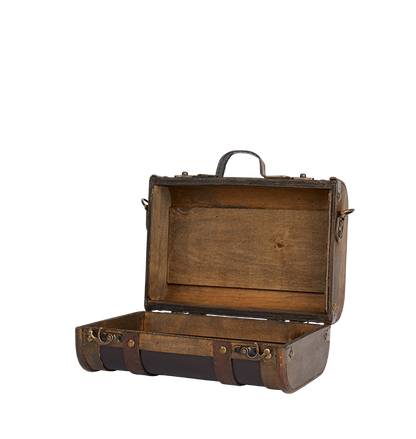 Mini Hogwarts School Trunk - Open