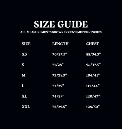 T-Shirt Size Guide