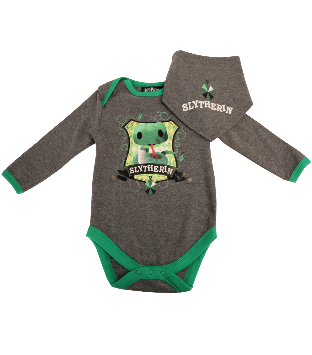 Slytherin Mascot Babygrow Bib