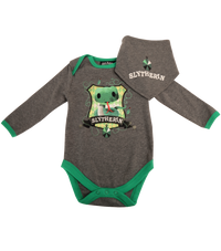 Slytherin Mascot Babygrow and Bib