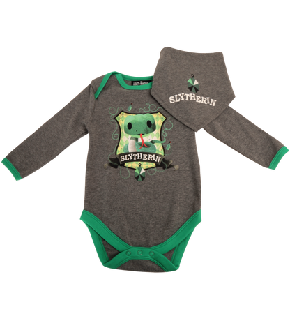 Slytherin Mascot Babygrow and Bib