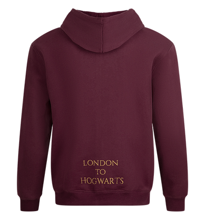 Platform 9 3/4 Zip Hoodie - Burgundy