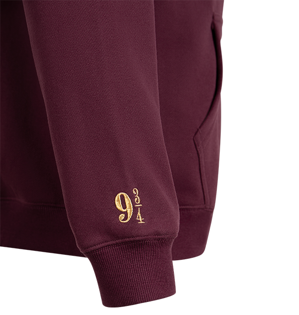 Platform 9 3/4 Zip Hoodie - Burgundy