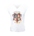 Hogwarts Crest Ladies V-Neck T-Shirt