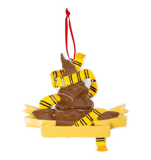 Hufflepuff Sorting Hat Resin Ornament